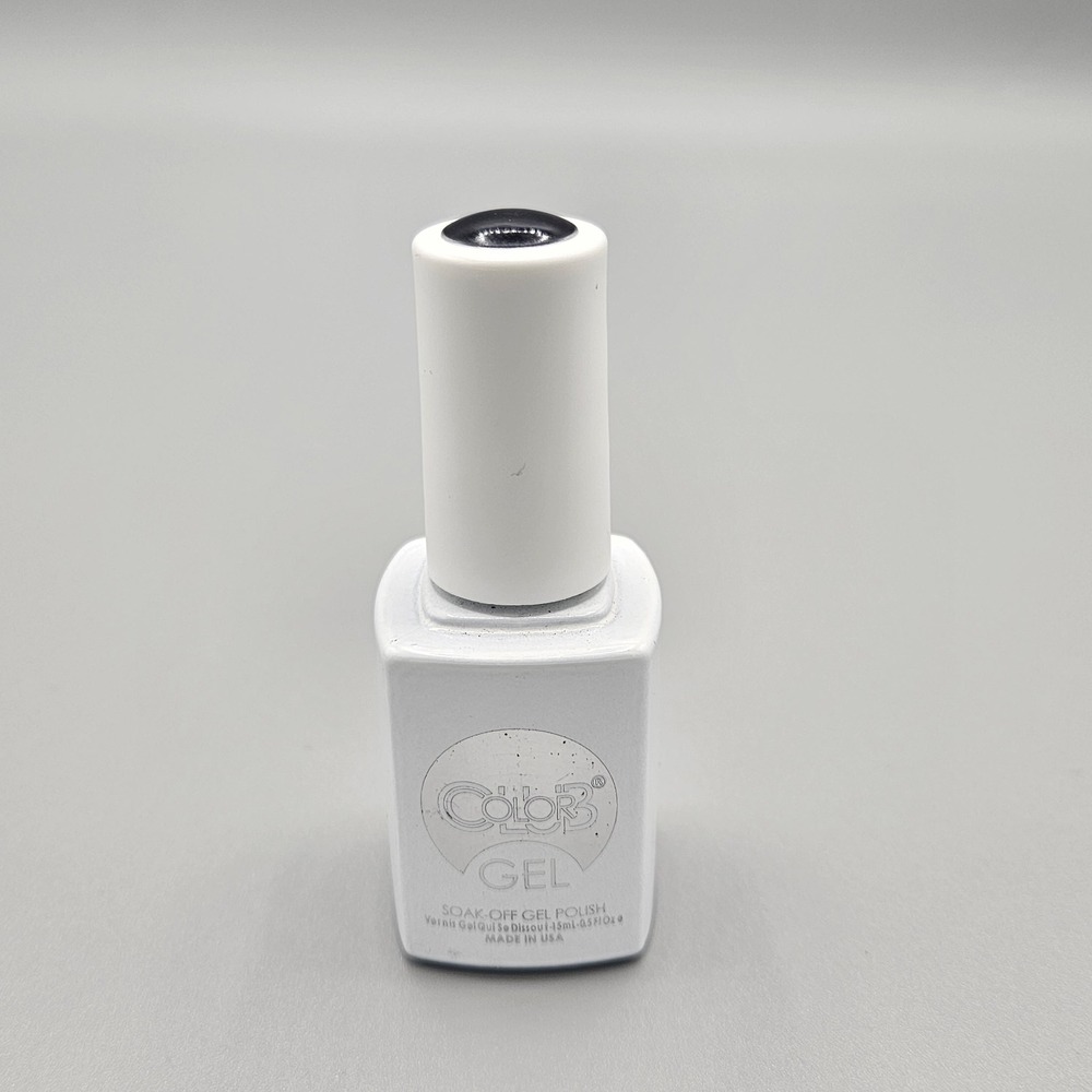 Color Club Gel Soak-Off Gel Polish Black Tie Optional GEL1330 Black‎ 15ml 0.5oz